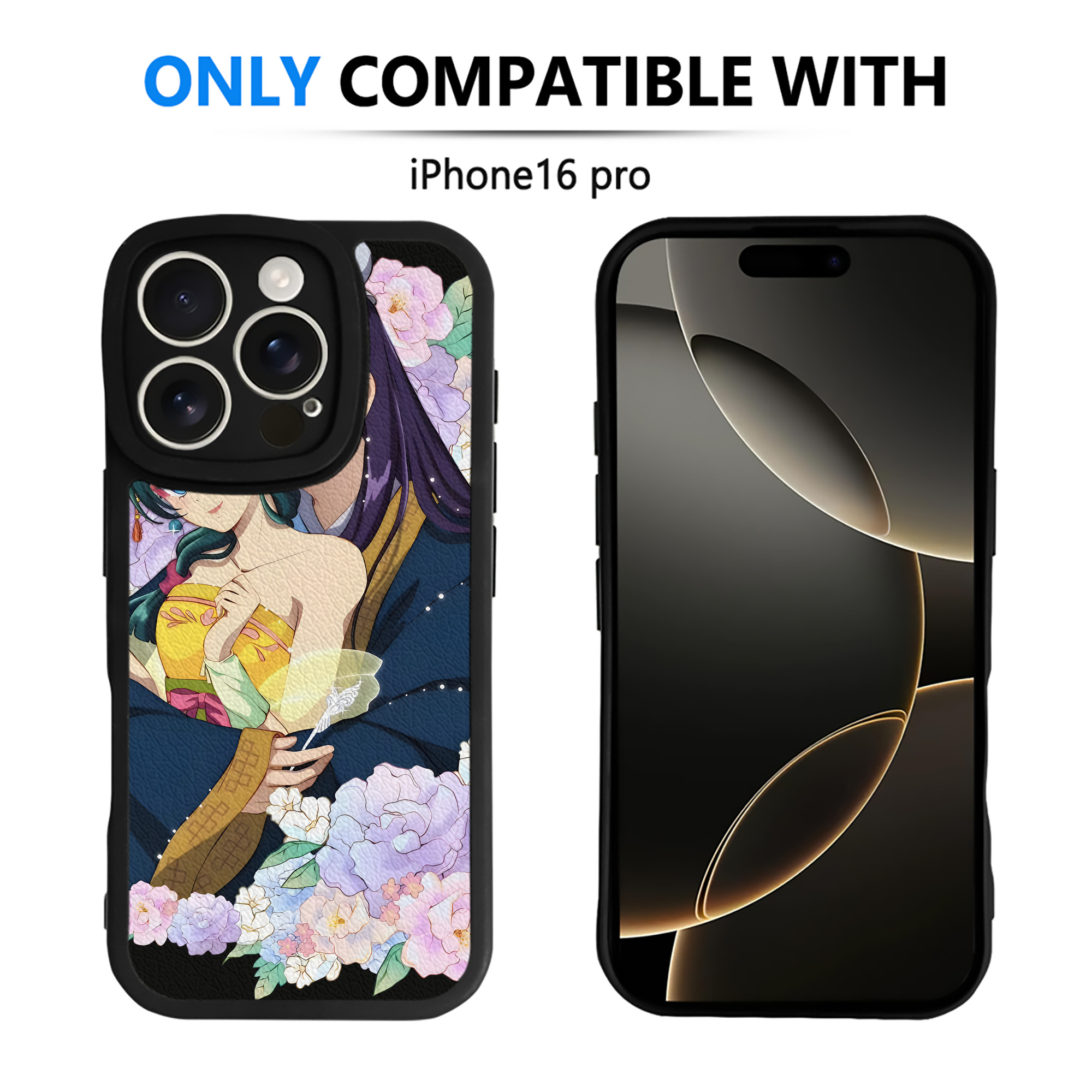 （画像用） 薬屋のひとりごと The Apothecary Diaries 【iPhone 16シリーズ対応】シリコンスマホケース（レザー調） 材質：シリコン